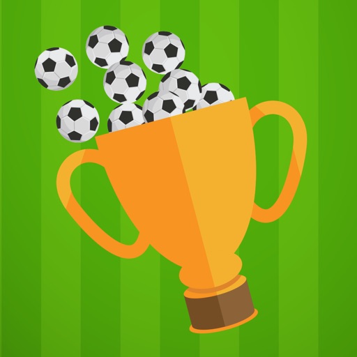 100 Footballs Cups - Catch The Balls icon
