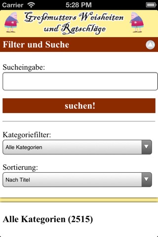 Großmutters Weisheiten & Ratschläge screenshot 2