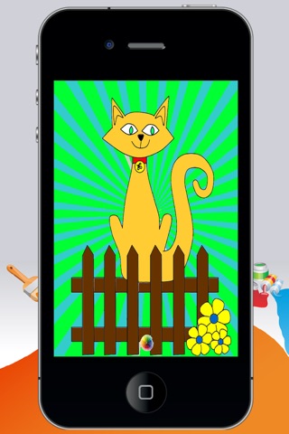 Coloring Book Funny Cats screenshot 4