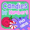 Candies and Numbers - Learn to Count Preschool Coloring Book