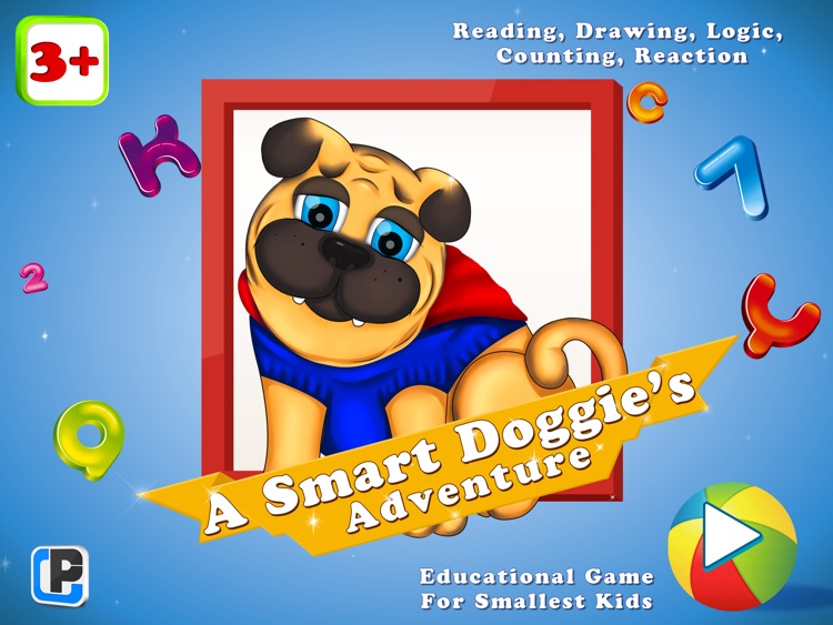 A Smart Doggies Adventure educational game for smallest kids free