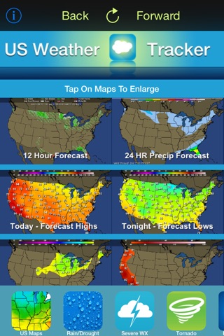 US Weather Tracker Free - Weather Maps, Radar, Severe & Tornado Outlook & NOAA Forecast screenshot 2