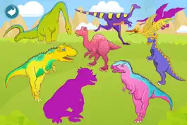 Game screenshot Dinosaur Shape Puzzle - Preschool and Kindergarten Kids Dino Educational Early Learning Adventure Game for Toddlers mod apk