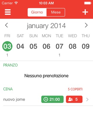 Mangia&Lete reservation book digitale per ristoratori screenshot 3