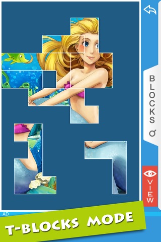 Princess Girls T-Puzzle [2 Modes] screenshot 2