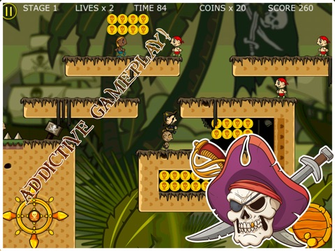 Pirate Island Arcade for iPad Free - A treasure hunt adventure screenshot 3