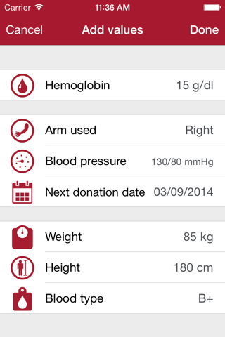 My Blood Donor App screenshot 2