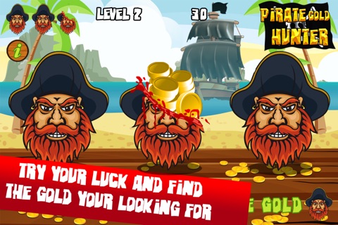Crazy Pirate - An Awesome Gold Hunting Tapping Frenzy screenshot 3