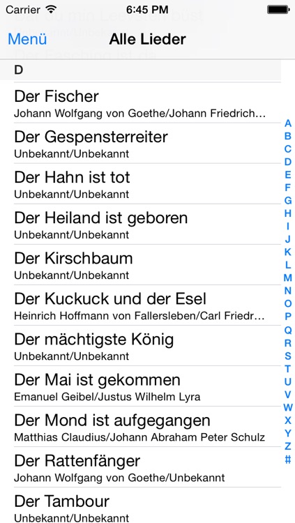 Liederbuch - Kinderlieder und Volkslieder