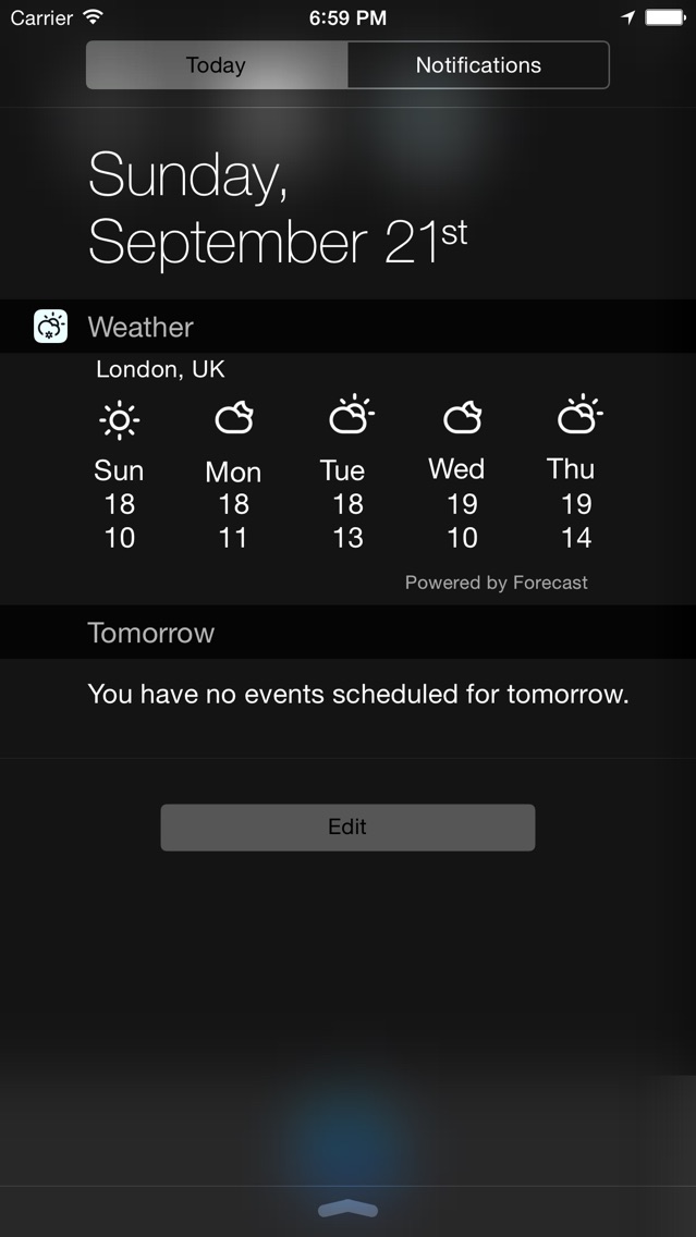 Weather Forecast Widget screenshot1