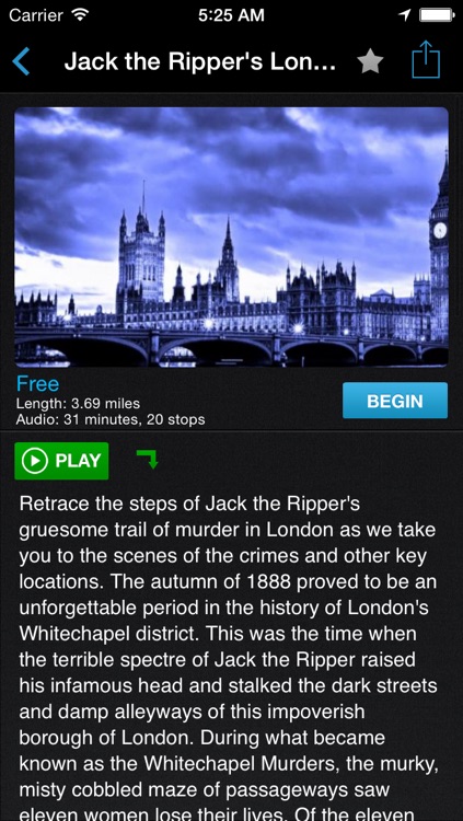 iTourMobile - Jack the Ripper London Tour