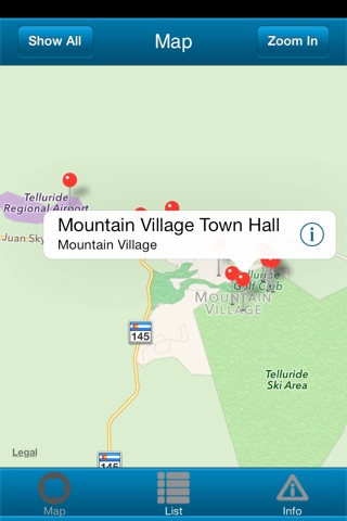 Telluride AED Map screenshot 2