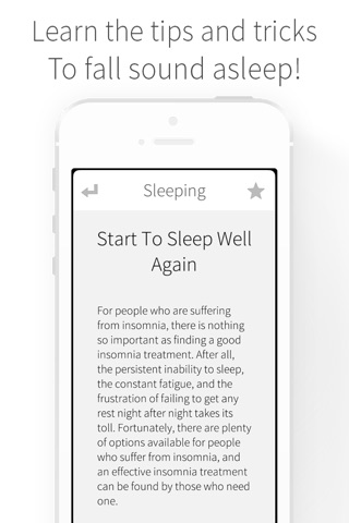 Sleeping - Fall Asleep With Help and Treatment of Insomnia and Other Sleep Disorders screenshot 3