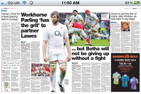 The Rugby Paper screenshot 3