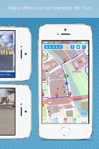 Berlín Barrio Gubernamental guía: Tour a pie, paseo multimedia GPS vídeo y audioguía, con mapa offline - SD screenshot 3