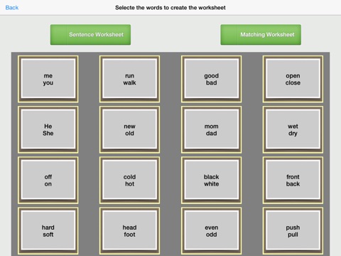 First Grade Antonyms screenshot 2