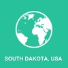South Dakota, USA Offline Map : For Travel