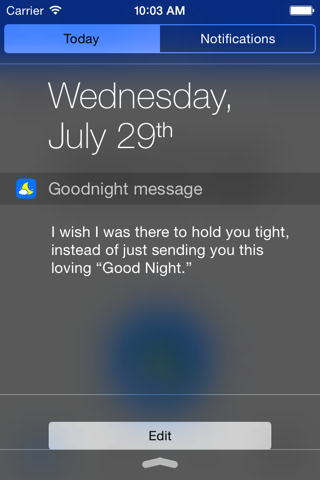 Goodnight message screenshot 3