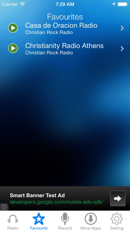 Christian Rock Music Radio Recorder