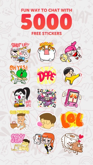 ChopChat - Free 5,000 Stickers & Messaging(圖1)-速報App