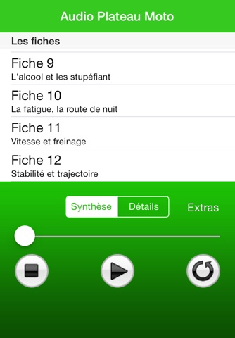 Fiches audio permis moto screenshot 3