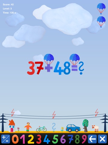 Kopfrechnen – Mathe mit Fallschirm screenshot 4