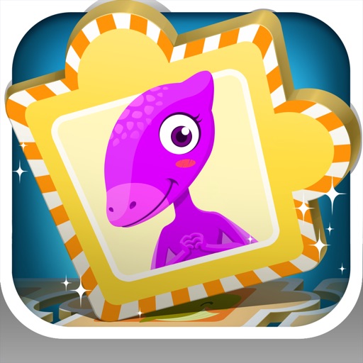 Dinosaur Games Learning - Silly Sentences card & puzzle games for kids and preschool toddler