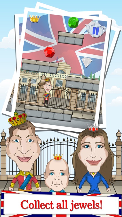 A Royal Baby Jump FREE- Featuring William, Kate and The Queen