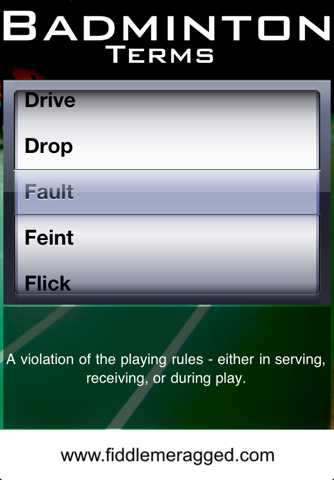 Badminton Terms screenshot 2