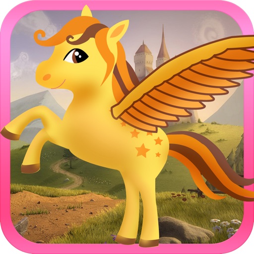 Unicorn Flying Maze - Magical Kingdom Glider Game Paid Icon