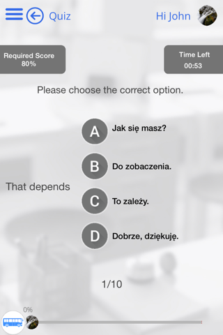 Learn Polish via Videos by GoLearningBus screenshot 3