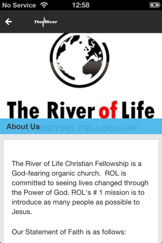 The River of Life Christian Fellowship screenshot 2