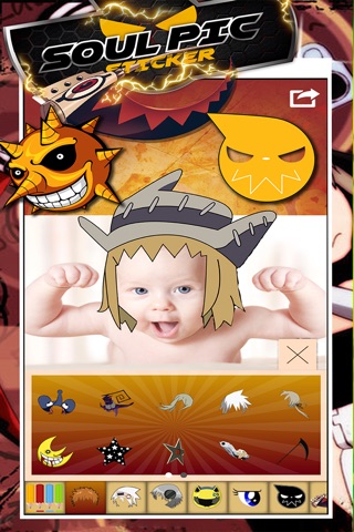 Manga & Anime Soul Pic Sticker Camera : Photo Booth Super Dress Up For Hero Style screenshot 2