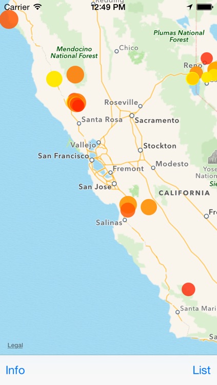 Mappity Quakes - Earthquake map