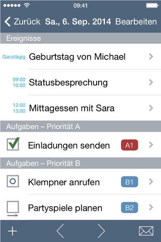 Benjamin – Task Manager and Calendar Inspired by Benjamin Franklin for iPhone screenshot 3