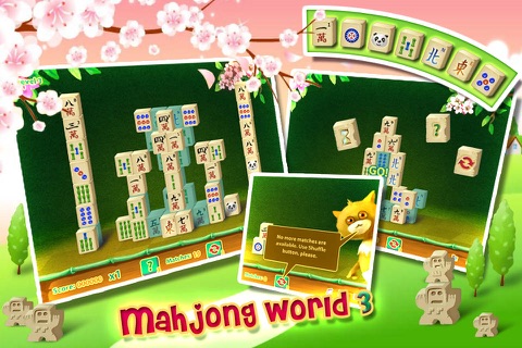 Mahjong world 3 HD-Puzzle Games screenshot 4