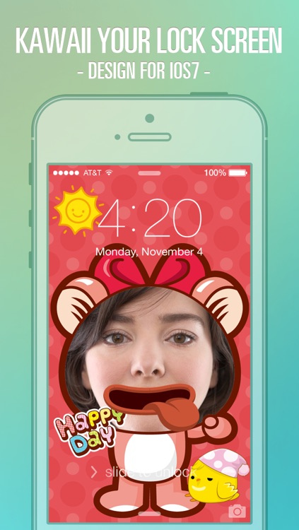 Pimp Lock Screen Wallpapers Pro - Cute Cartoon Special for iOS 7