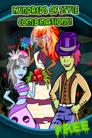 Monster Girl Wedding Dress Up! by Free Maker Games screenshot 2
