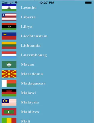 Screenshot 3 todo el mundo 250 banderas iphone