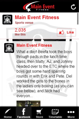Main Event Fitness screenshot 2