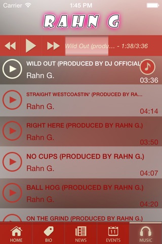 Rahn G Music screenshot 4