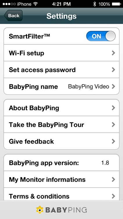 BabyPing Video Baby Monitor screenshot-4