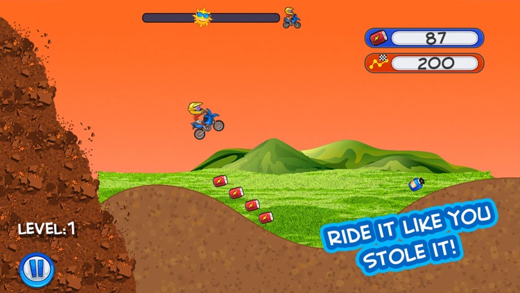 Moto X Mountain- Free Motocross Physics Game screenshot-3