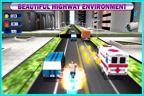 Traffic Striker - Unstoppable Speed Racer & Rider Free Game screenshot 4