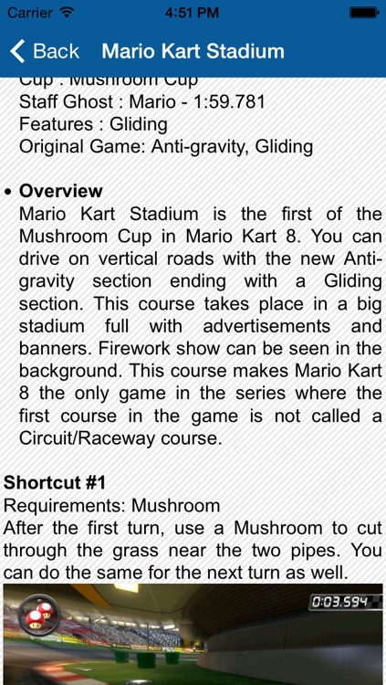 Guide and Stats for Mario Kart 8