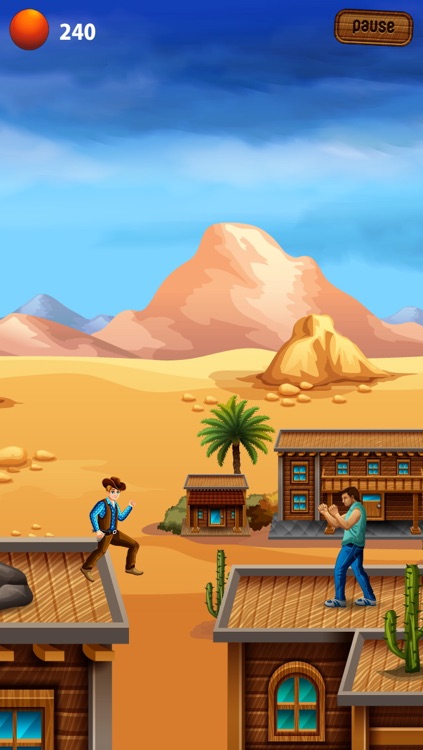 Cowboy Jump and Run Game screenshot-3