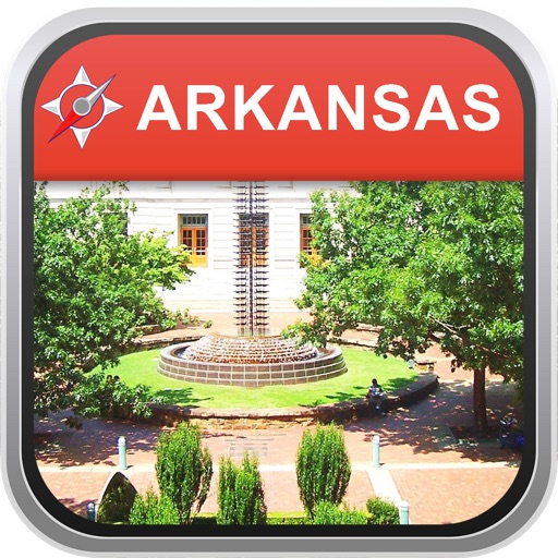 Offline Map Arkansas, USA: City Navigator Maps