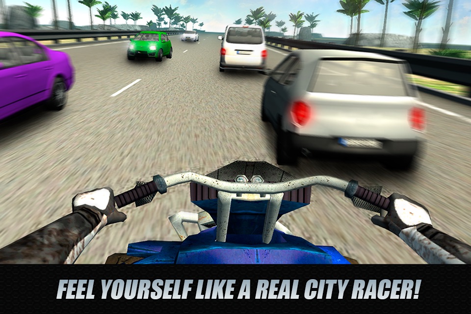 City Traffic Rider 3D: ATV Racing screenshot 4