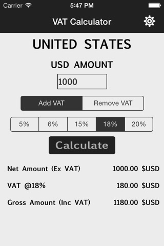 VATCalc screenshot 3