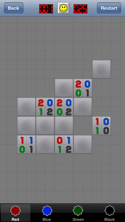 MineSweeper - 4 Bombs Logic
